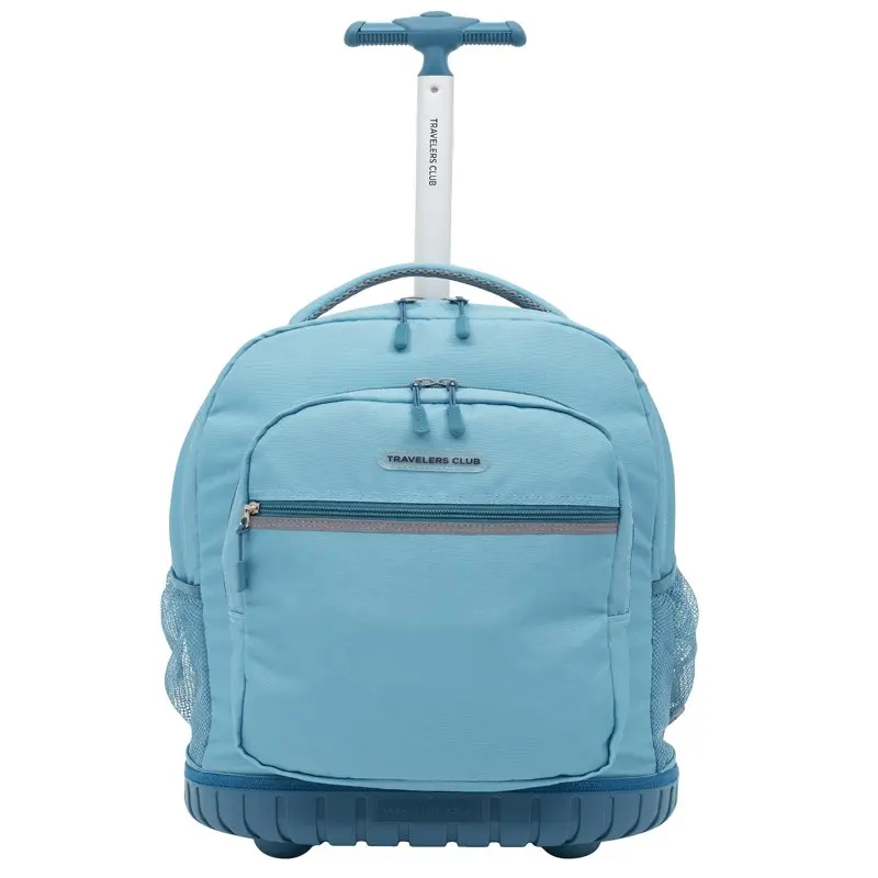 

Travelers Club 18" Rolling Backpack , Aqua