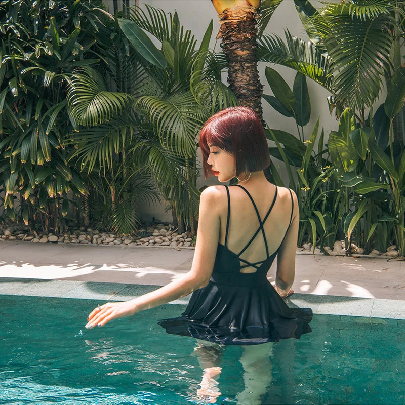 Woman Swimwear One-piece Skirt Swimsuit 2022 New Korean Style Conservative Slim Belly Visible Thin Summer Beach Swimming Clothes
Woman Swimwear One-piece Skirt Swimsuit 2022 New Korean Style Conservative Slim Belly Visible Thin Summer Beach Swimming Clothes