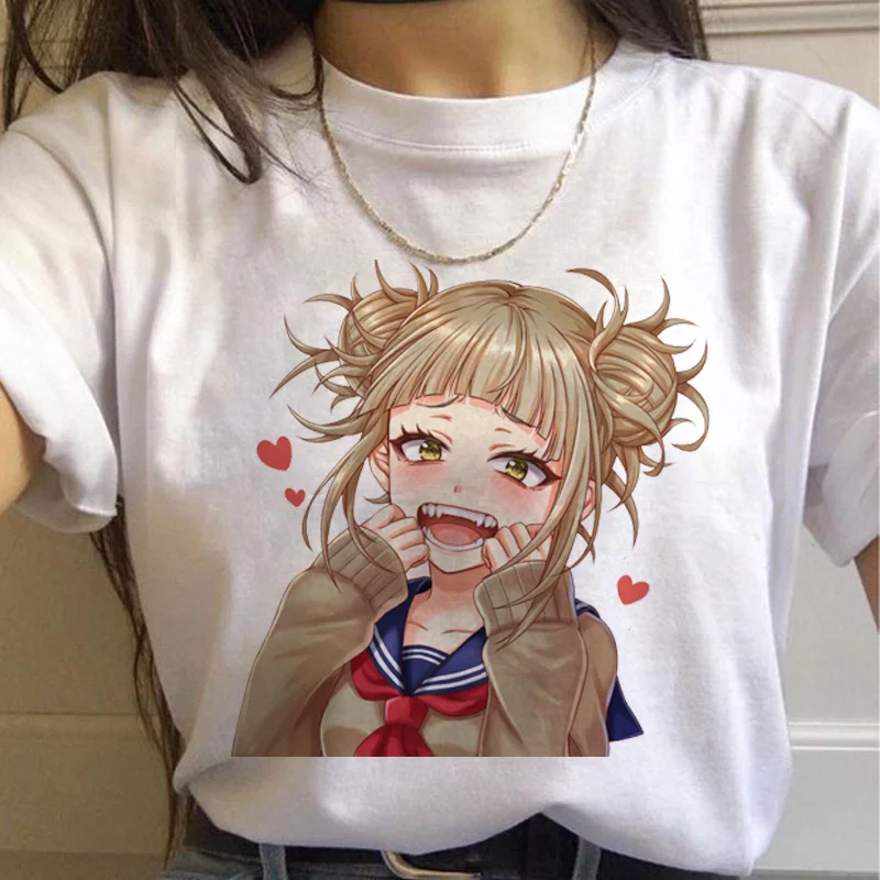 New My Hero Ahegao Harajuku Graphic Women T-shirt Academia Anime Senpai Top Female T Shirt Harajuku O-neck Casual Lady Clothing
New My Hero Ahegao Harajuku Graphic Women T-shirt Academia Anime Senpai Top Female T Shirt Harajuku O-neck Casual Lady Clothing