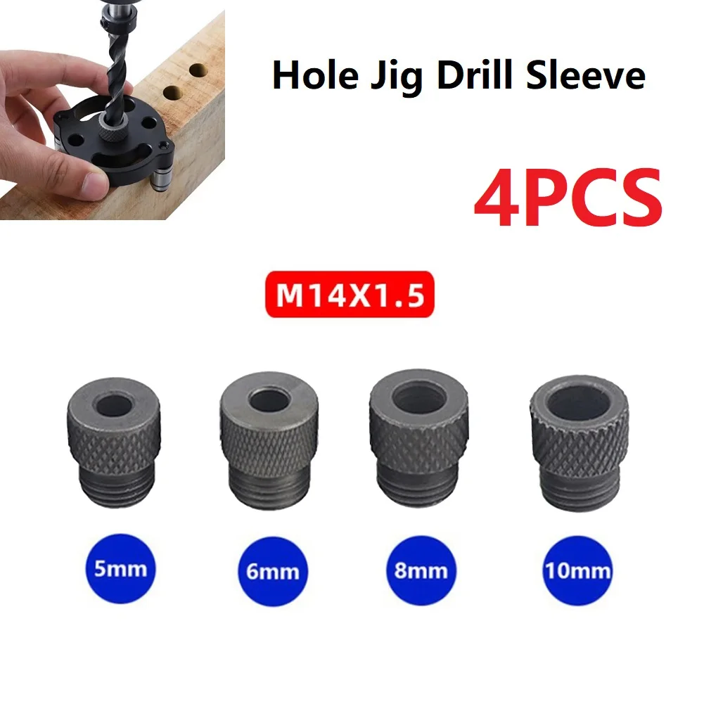 4Pcs Pocket Hole Jig Drill Sleeve For Doweling Jig Hole Drilling Locator Drill Guide Bushing Carpenter Woodworking Tool 5-10mm
4Pcs Pocket Hole Jig Drill Sleeve For Doweling Jig Hole Drilling Locator Drill Guide Bushing Carpenter Woodworking Tool 5-10mm