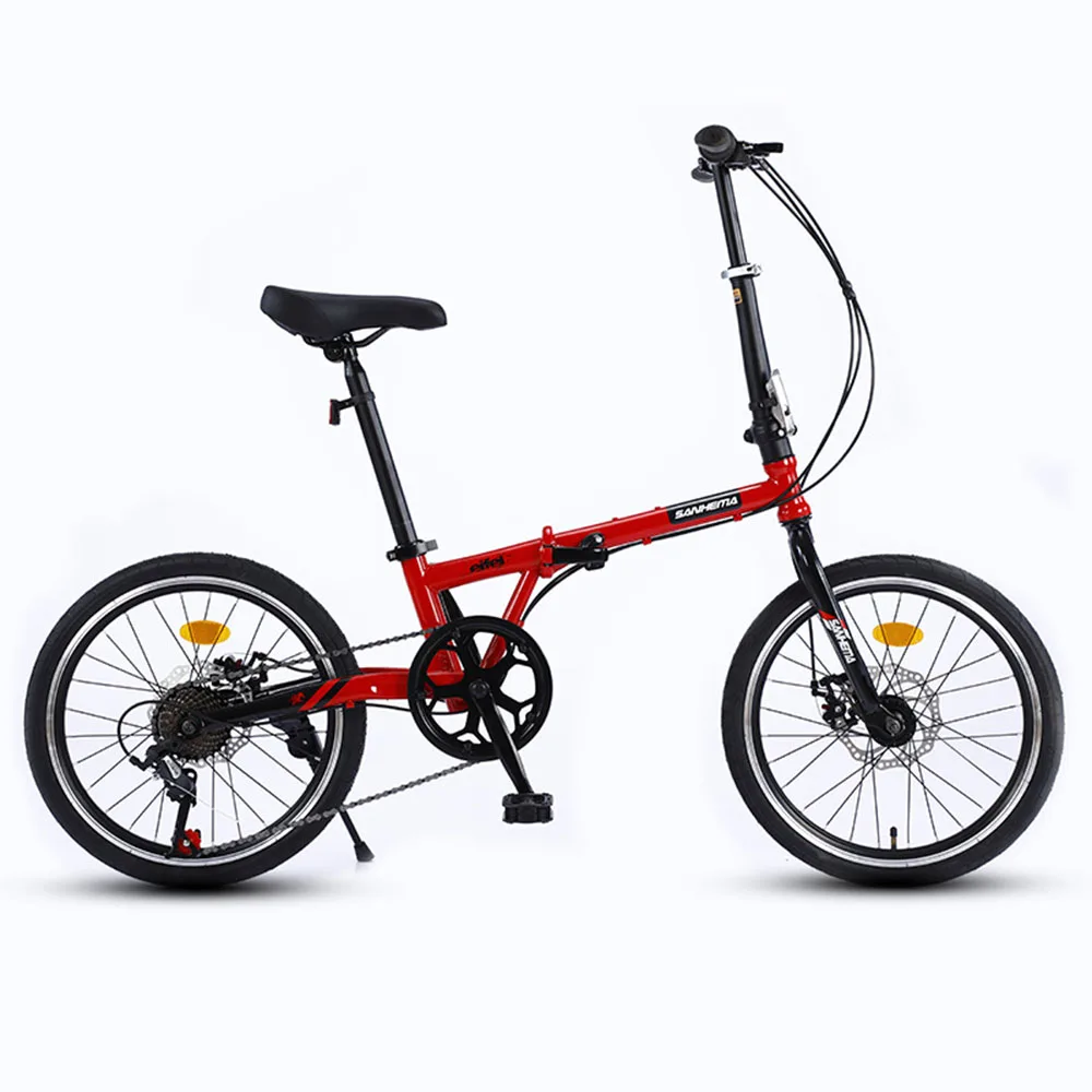 20 Inches Bicycle Foldable Bike Unisex High Carbon Steel Frame Dual Disc Brakes Ultra-Light Portable Driver
20 Inches Bicycle Foldable Bike Unisex High Carbon Steel Frame Dual Disc Brakes Ultra-Light Portable Driver