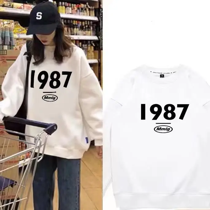Korean Fashion Autumn Winter Couple Long Sleeve Hoodie Pullover 2022 Women's Casual Round Neck Thin Sweatshirt Men's Hoodiees
Korean Fashion Autumn Winter Couple Long Sleeve Hoodie Pullover 2022 Women's Casual Round Neck Thin Sweatshirt Men's Hoodiees