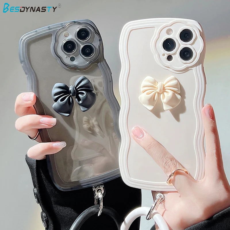 BESD Fashion Wavy Sweet Cute Bow Flower Silicone Phone Case For iPhone 12 mini Pro Max Bracelet Anti-Lost Cover Funda iphone 12
BESD Fashion Wavy Sweet Cute Bow Flower Silicone Phone Case For iPhone 12 mini Pro Max Bracelet Anti-Lost Cover Funda iphone 12