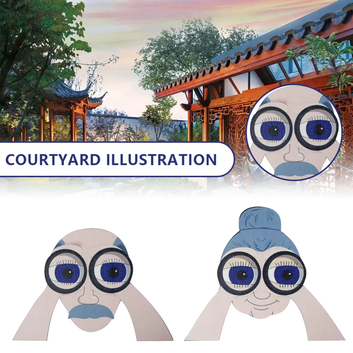 Neighbor Couple Fence Decoration Funny Old Man and Lady Yard Sign Fine Garden Ornament Lifelike Peeking Spying Fence Outdoor
Neighbor Couple Fence Decoration Funny Old Man and Lady Yard Sign Fine Garden Ornament Lifelike Peeking Spying Fence Outdoor