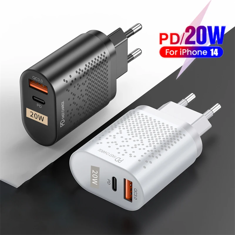 PD 20W USB Type C Charger For iPhone 14 13 Pro Max Mini Quick Charge QC 3.0 Fast Charging Travel Wall Plug For Xiaomi 12 Samsung
PD 20W USB Type C Charger For iPhone 14 13 Pro Max Mini Quick Charge QC 3.0 Fast Charging Travel Wall Plug For Xiaomi 12 Samsung