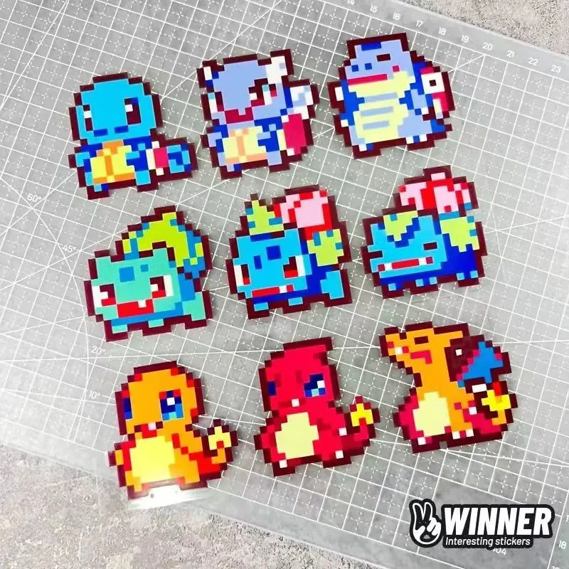 2022 New Pokemon Pixel Style Kawaii Fridge Stickers Creative Charizard Pikachu Poké Ball Bulbasaur Cute Car Stickers Kids Toys
2022 New Pokemon Pixel Style Kawaii Fridge Stickers Creative Charizard Pikachu Poké Ball Bulbasaur Cute Car Stickers Kids Toys
