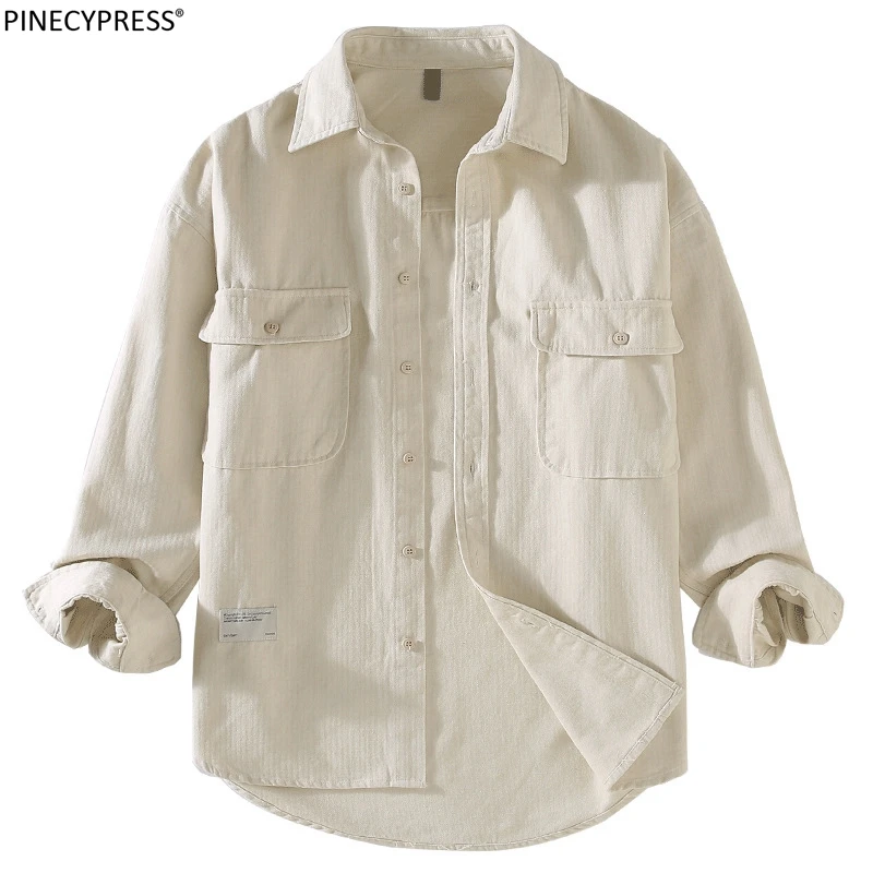 100% Cotton Autumn Spring Man Casual Shirt Single Breasted Plain Male Clothing Turn Down Collar Long Sleeve Men Shirts
100% Cotton Autumn Spring Man Casual Shirt Single Breasted Plain Male Clothing Turn Down Collar Long Sleeve Men Shirts