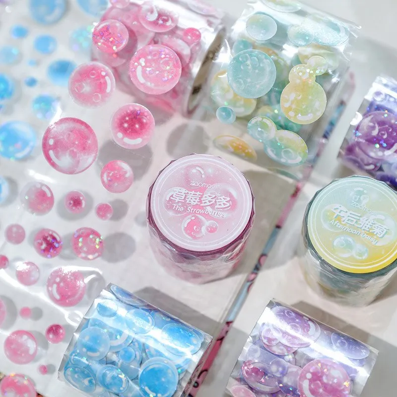 Colorful Bubble Dots Washi Tape Round Decorative Stickers Masking Adhesive Tape Scrapbooking DIY Diary Planner Decor Stationery
Colorful Bubble Dots Washi Tape Round Decorative Stickers Masking Adhesive Tape Scrapbooking DIY Diary Planner Decor Stationery