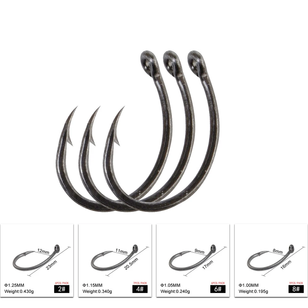 Carp Fishing Barbed Hooks Live Bait Crank Hooks Fishhooks 2/4/6/8# Nickel Plated Curved Tube With Barb Fishing Tackle Tool
Carp Fishing Barbed Hooks Live Bait Crank Hooks Fishhooks 2/4/6/8# Nickel Plated Curved Tube With Barb Fishing Tackle Tool