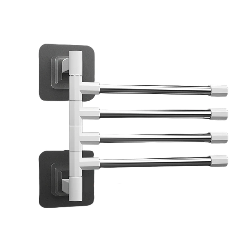1Pc Wall Mounted Towel Bar Swivel Towel Rack Stainless Steel Towel Hanger 180° Rotation Space Saving Towel Rack for Bathroom
1Pc Wall Mounted Towel Bar Swivel Towel Rack Stainless Steel Towel Hanger 180° Rotation Space Saving Towel Rack for Bathroom
