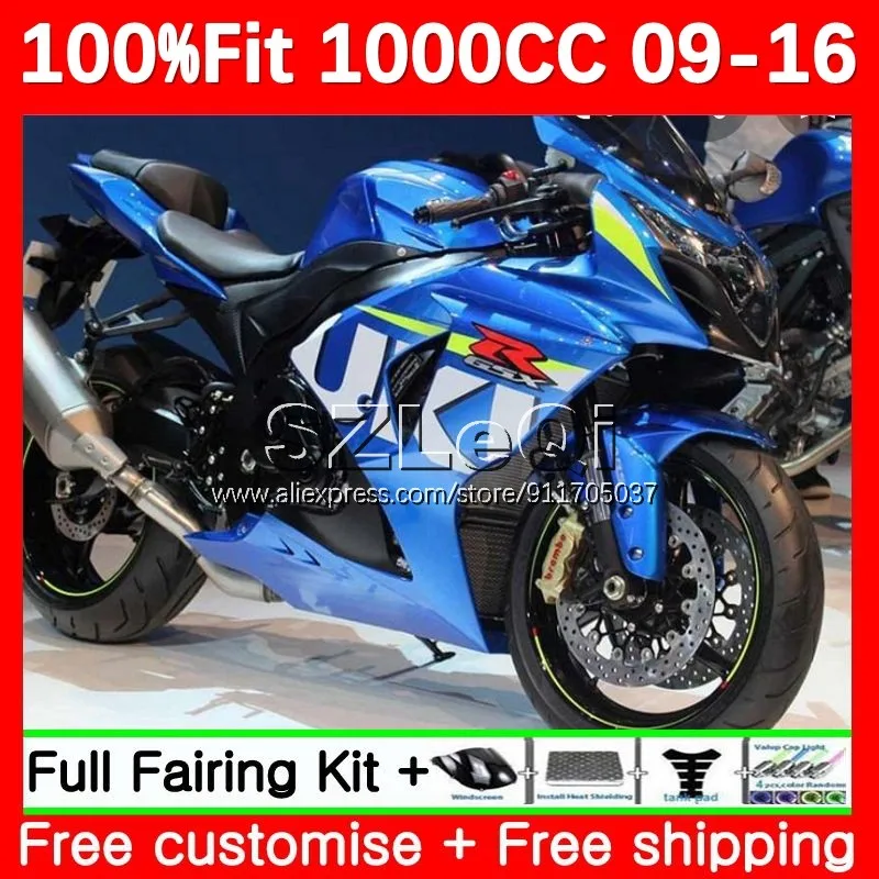 Factory blue OEM Body For SUZUKI K9 GSXR 1000 CC GSXR1000 09 10 11 12 13 14 15 16 GSXR-1000 2009 2016 Injection Fairing 83LQ.206
Factory blue OEM Body For SUZUKI K9 GSXR 1000 CC GSXR1000 09 10 11 12 13 14 15 16 GSXR-1000 2009 2016 Injection Fairing 83LQ.206