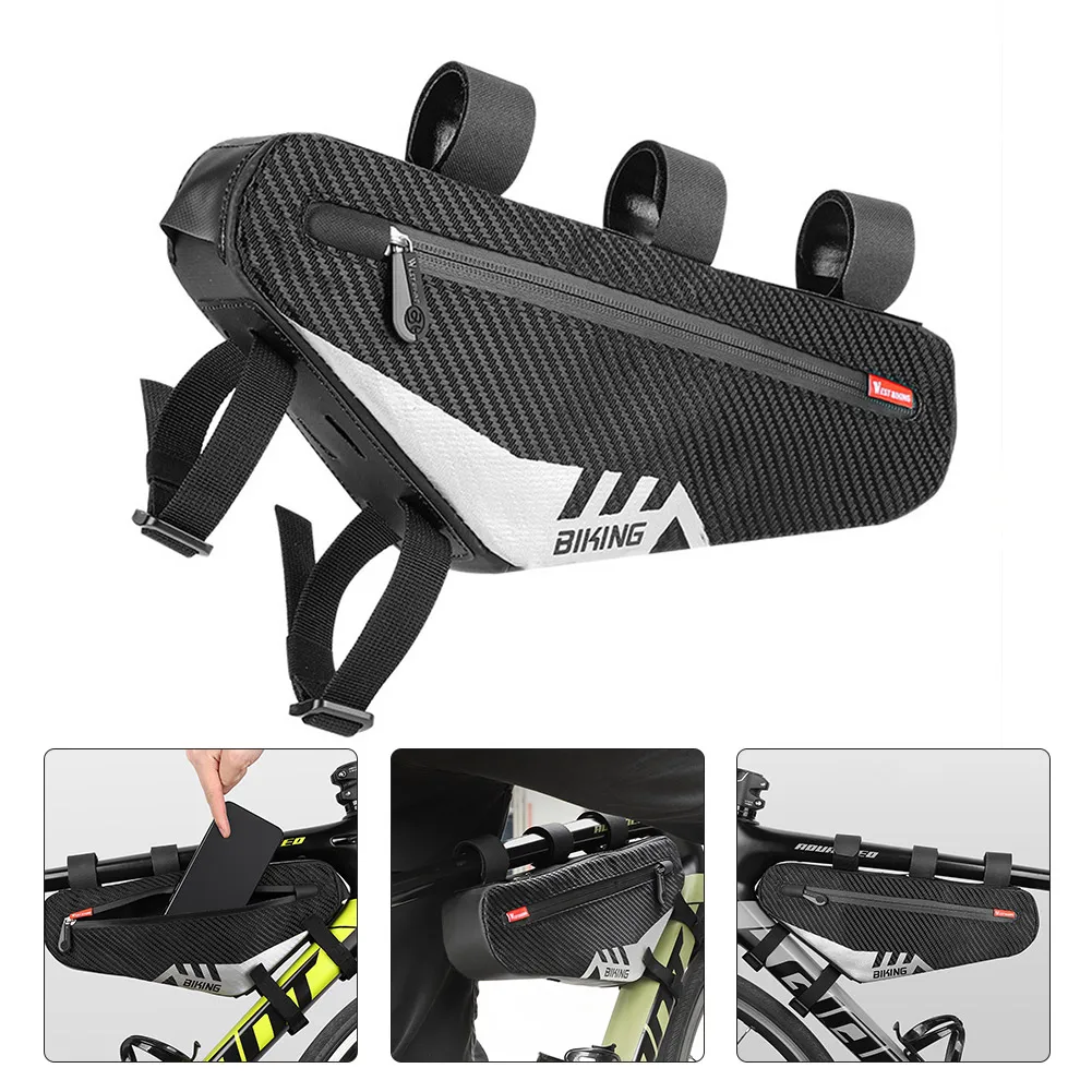 Bicycle Bag Frame Front Top Tube Waterproof Triangle Bag 2L Large Capacity Pack For Mountain Road Bike Bicycle Spare Parts
Bicycle Bag Frame Front Top Tube Waterproof Triangle Bag 2L Large Capacity Pack For Mountain Road Bike Bicycle Spare Parts
