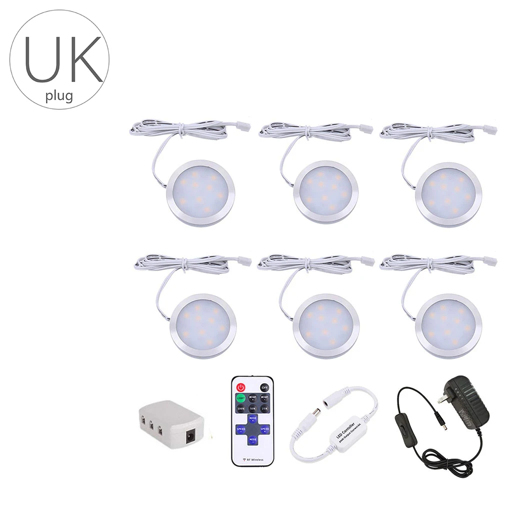 6-in-1 Dimmable LED Lamp Under Cabinet Lighting Showcase Kitchen Lights Dimmer Adapter 300LM US Plug
6-in-1 Dimmable LED Lamp Under Cabinet Lighting Showcase Kitchen Lights Dimmer Adapter 300LM US Plug