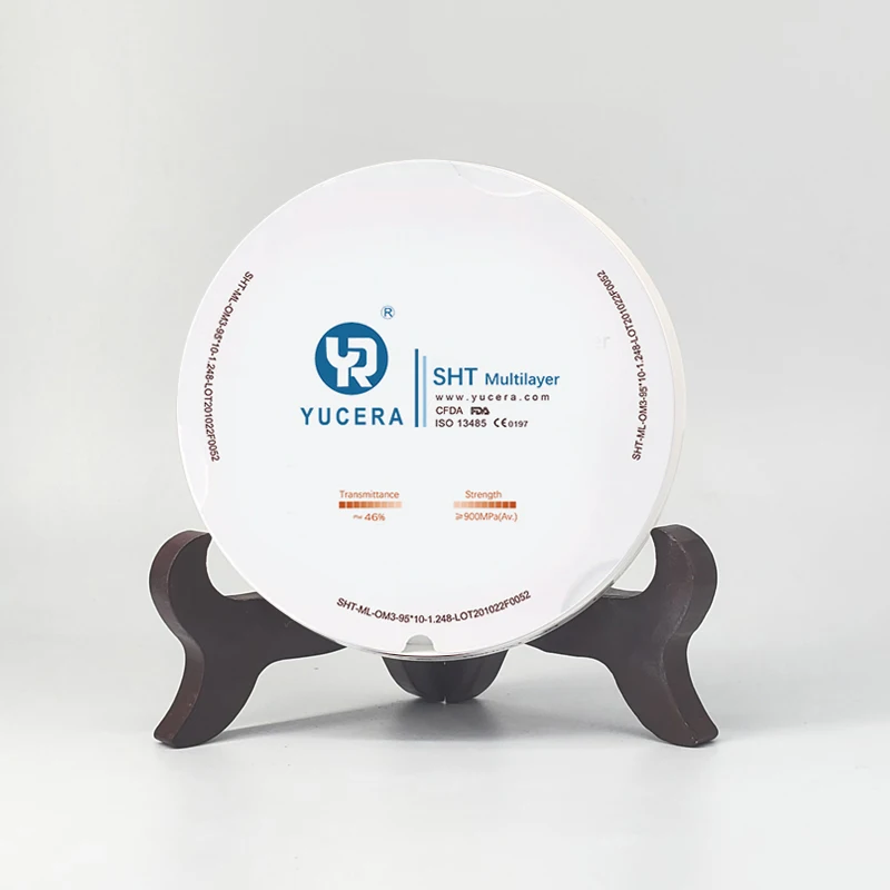 Yucera многослойная циркониевая заготовка для стоматологических лабораторий, стоматологические цифровые решения cad cam
Yucera многослойная циркониевая заготовка для стоматологических лабораторий, стоматологические цифровые решения cad cam