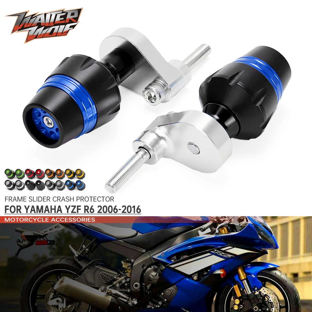 Защитный слайдер для YAMAHA YZF R6 YZFR6 2006-2016, аксессуары для мотоциклов, Шпульки, защита от падения, CNC, алюминий
Защитный слайдер для YAMAHA YZF R6 YZFR6 2006-2016, аксессуары для мотоциклов, Шпульки, защита от падения, CNC, алюминий