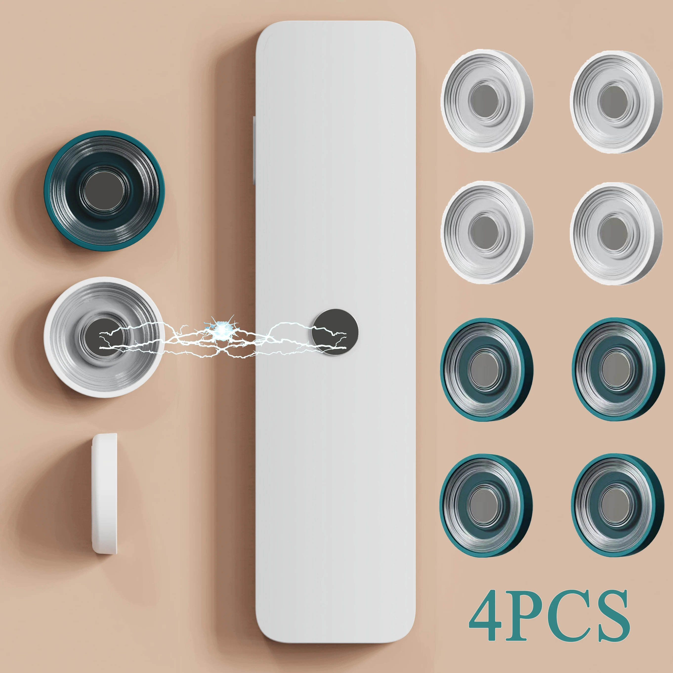 4PCS Magnetic Hooks Wall Mount Remote Controller Strong Magnet Holder Hook Keys Fridge Sticker Storage Office Home Organizer 
4PCS Magnetic Hooks Wall Mount Remote Controller Strong Magnet Holder Hook Keys Fridge Sticker Storage Office Home Organizer