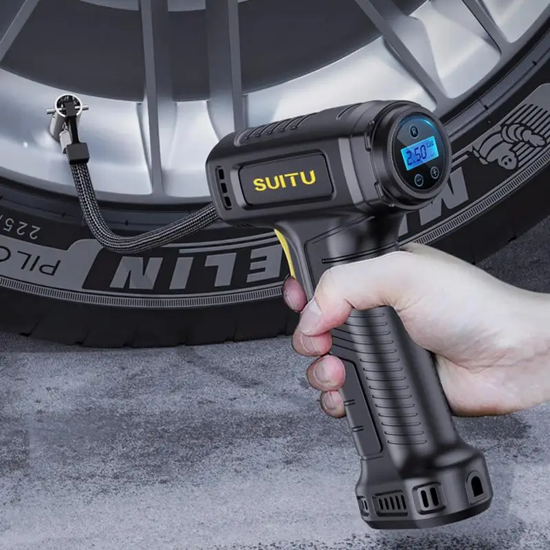 Car Air Pump Car Tyre Inflator Compressors Multifunctional Digital Display Charging Pump For Vehicles Car Tire Accessories
Car Air Pump Car Tyre Inflator Compressors Multifunctional Digital Display Charging Pump For Vehicles Car Tire Accessories