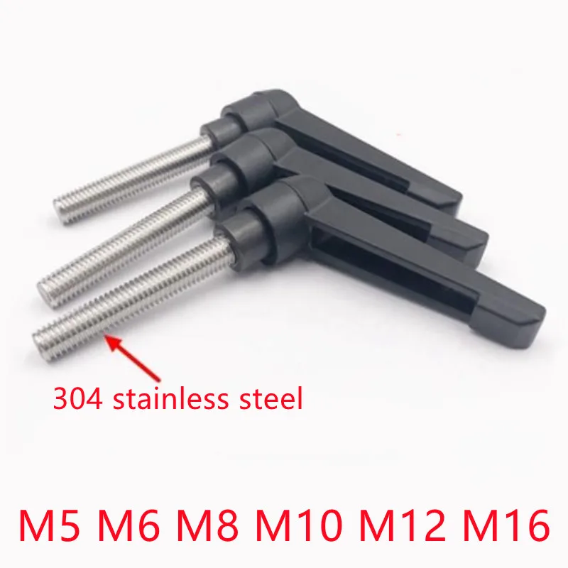 1PC Stainless Steel 304 Adjustable Handle Clamping Levers Thread Knob Machinery Tools M5 M6 M8 M10 Length 10-60mm
1PC Stainless Steel 304 Adjustable Handle Clamping Levers Thread Knob Machinery Tools M5 M6 M8 M10 Length 10-60mm