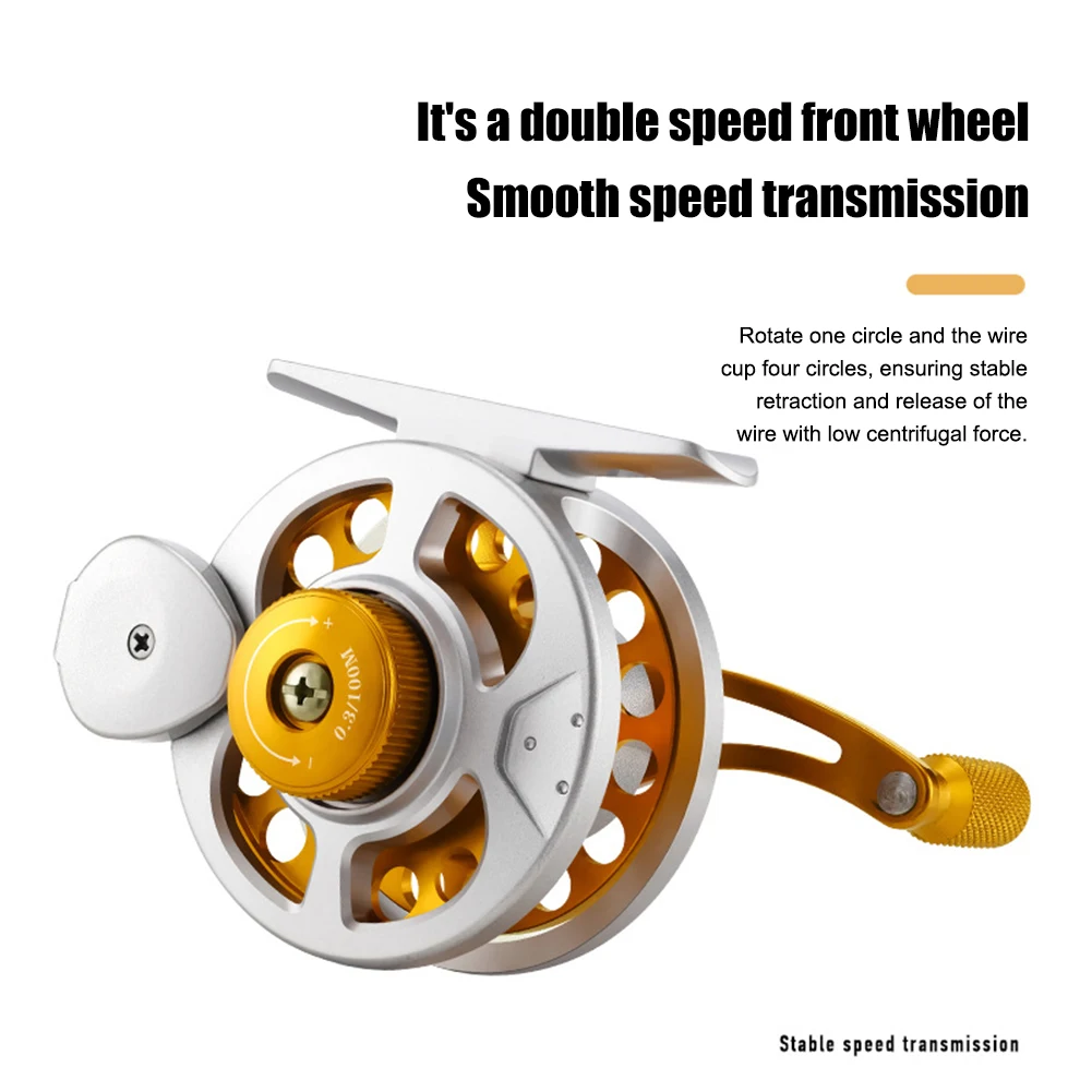 Fly Fishing Reel Full metal 4+1BB Automatic Cable Fish Line Wheel Gear Ratio 4:1 Left Right Raft Ice Fishing Reel
Fly Fishing Reel Full metal 4+1BB Automatic Cable Fish Line Wheel Gear Ratio 4:1 Left Right Raft Ice Fishing Reel