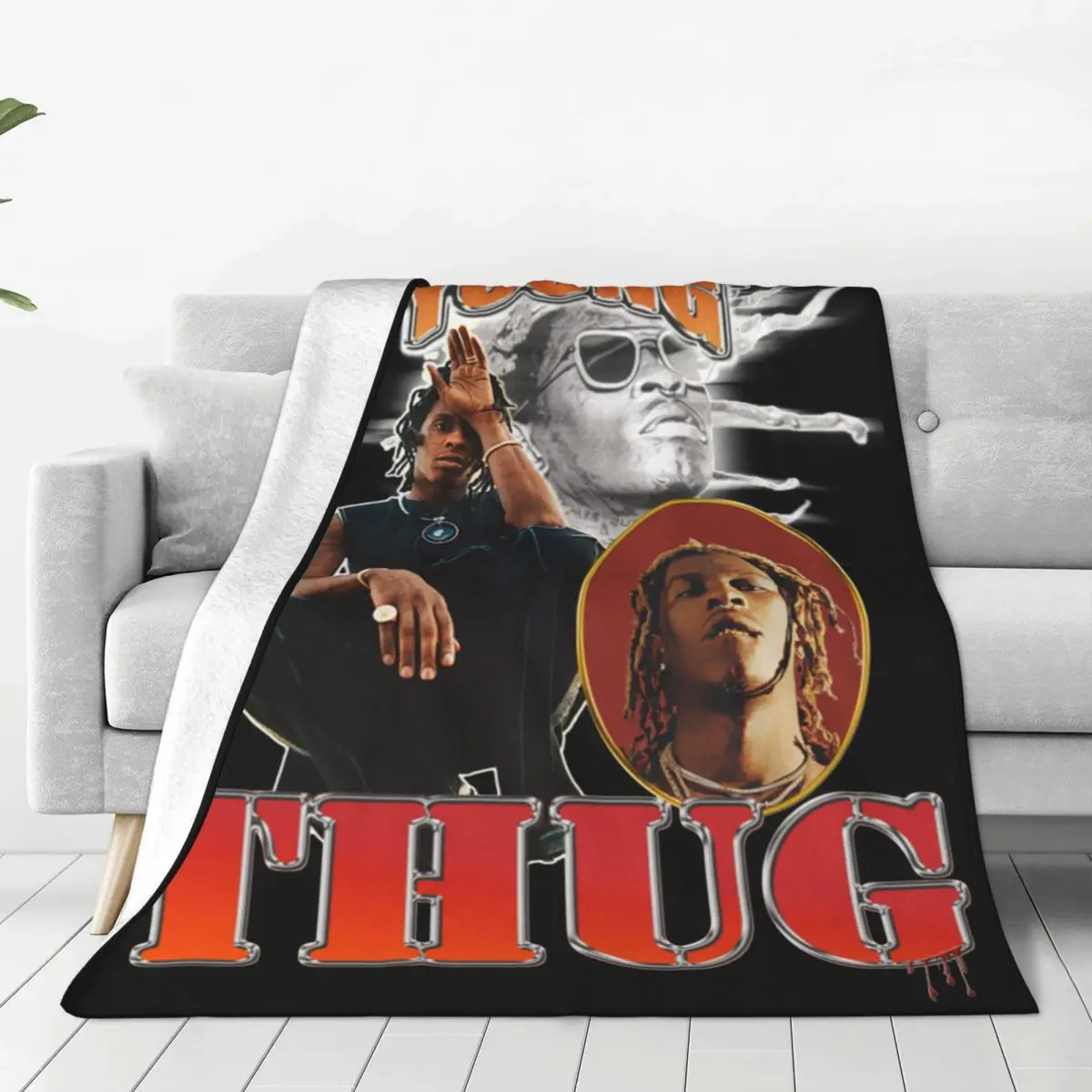 Young Thug Blanket Flannel Summer Air Conditioning Rapper Hip Hop Portable Lightweight Throw Blanket for Sofa Bedroom Rug Piece
Young Thug Blanket Flannel Summer Air Conditioning Rapper Hip Hop Portable Lightweight Throw Blanket for Sofa Bedroom Rug Piece