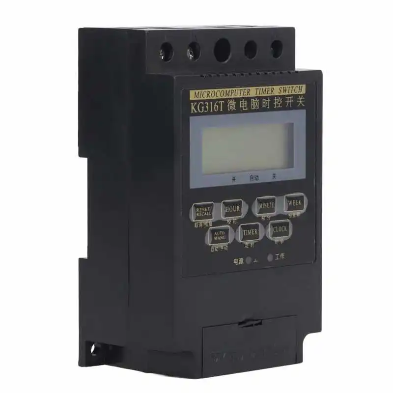 Time Switch Mechanical Timer Auto Controller Power Off Memory 25A for Light Motor Outlet Programmable Timing Socket
Time Switch Mechanical Timer Auto Controller Power Off Memory 25A for Light Motor Outlet Programmable Timing Socket