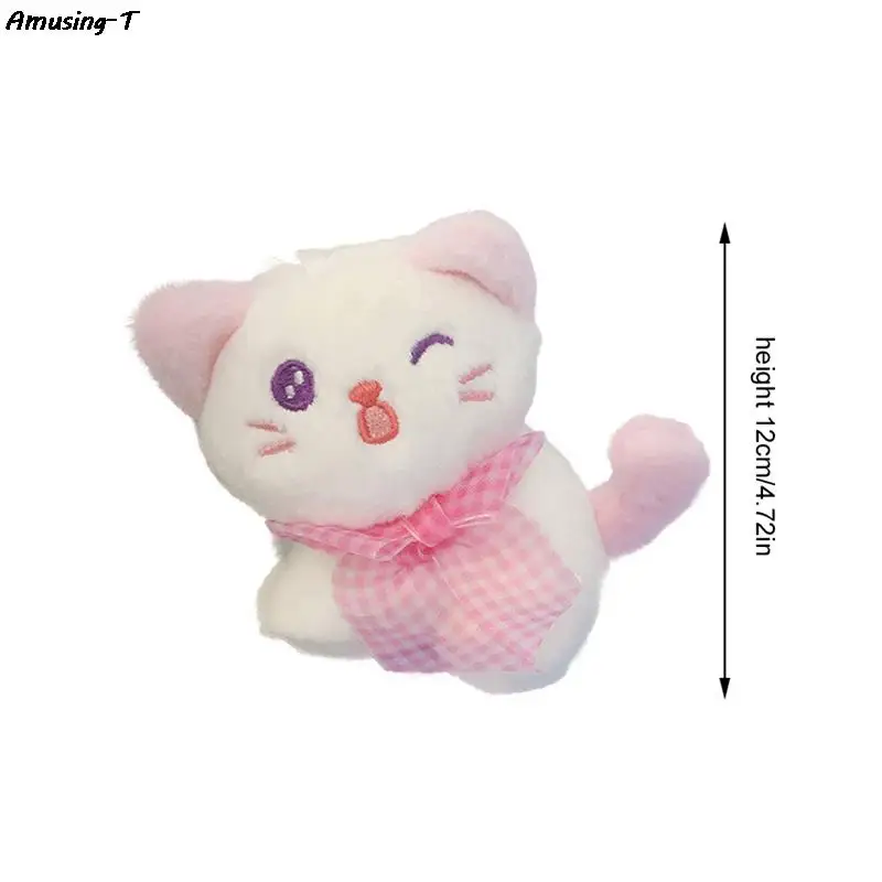 1 шт., 12 см, милые Мультяшные плюшевые Коты, брелок, мягкая набивная кошка, куклы, рюкзак, подвеска, плюшевая кукла, игрушки, подарки
1 шт., 12 см, милые Мультяшные плюшевые Коты, брелок, мягкая набивная кошка, куклы, рюкзак, подвеска, плюшевая кукла, игрушки, подарки