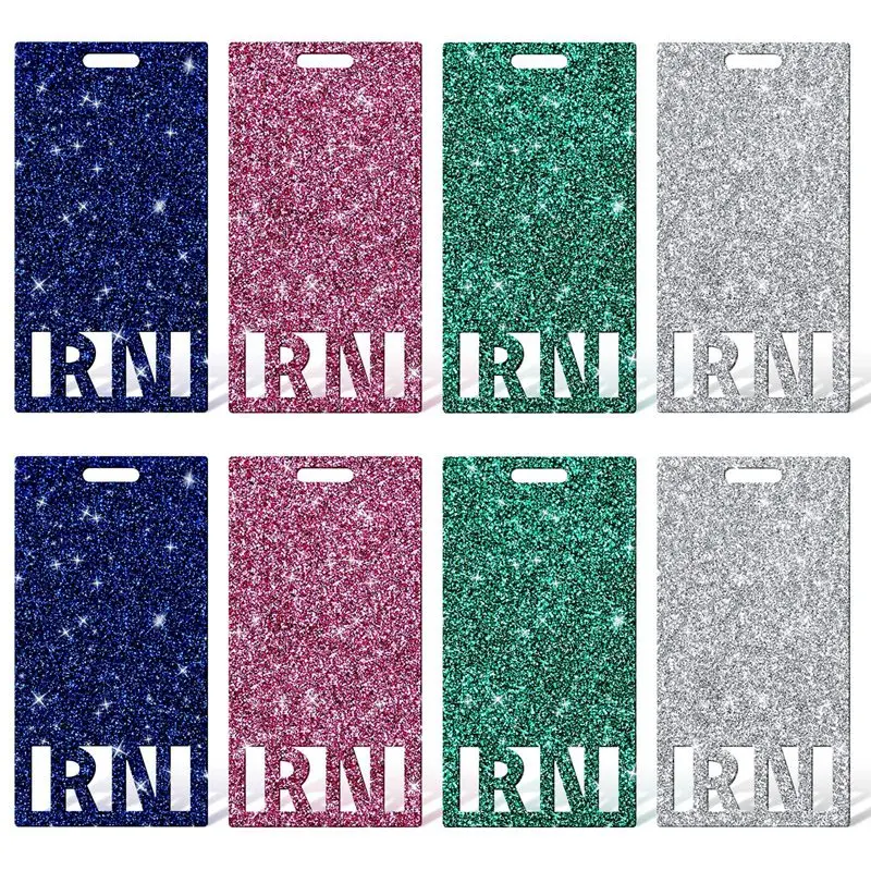 8 Pcs Registered Nurse RN Glitter Badge 5.7X11cm Badge Holder RN ID Badge Card For Nurse Coworkers Nursing Students
8 Pcs Registered Nurse RN Glitter Badge 5.7X11cm Badge Holder RN ID Badge Card For Nurse Coworkers Nursing Students