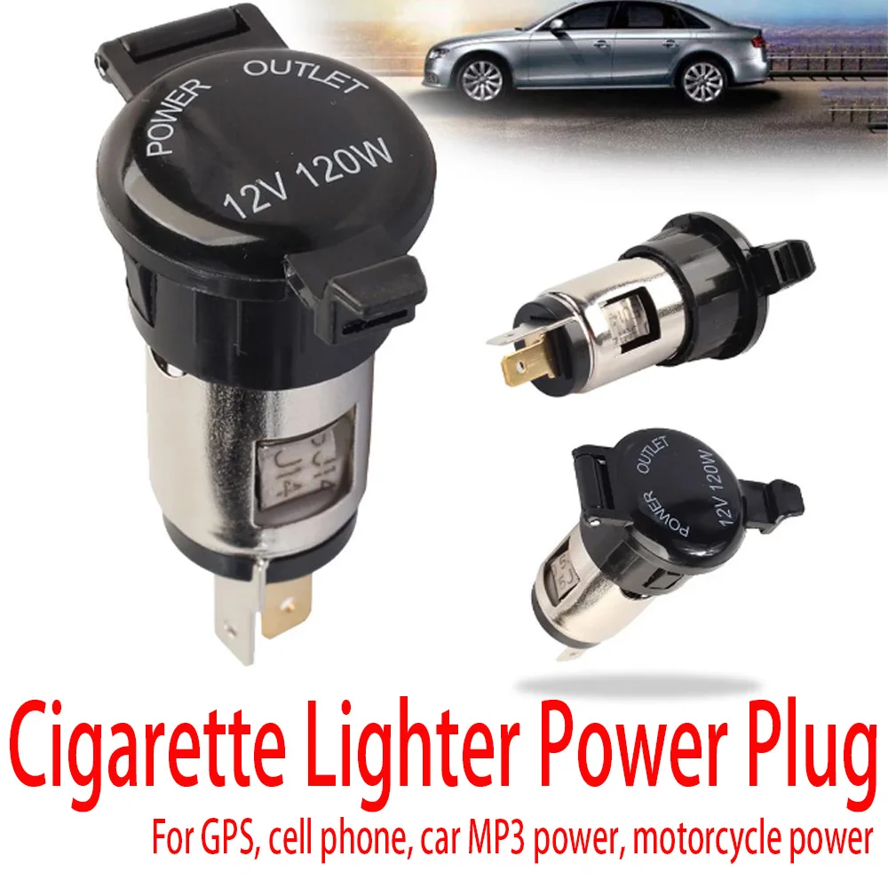 12V Cigarette Lighter Power Plug Waterproof Auto Motorcycle Socket Cigarette Lighter For Motorcycles Boats Mowers Tractors Cars
12V Cigarette Lighter Power Plug Waterproof Auto Motorcycle Socket Cigarette Lighter For Motorcycles Boats Mowers Tractors Cars