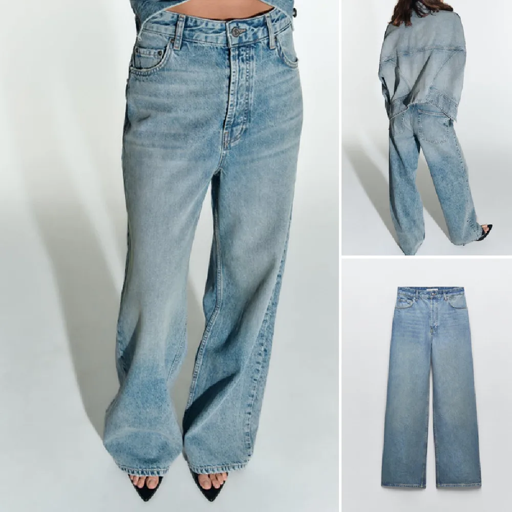 COS LRIS 2023 summer fashion new washed blue retro high waist wide-leg jeans casual fashion all-match 6840067
COS LRIS 2023 summer fashion new washed blue retro high waist wide-leg jeans casual fashion all-match 6840067