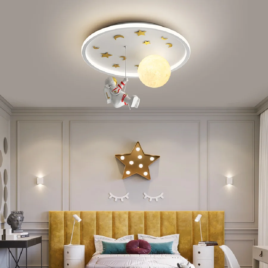 Nordic Led Ceiling Lights Childlike Creative Planet Astronaut Indoor Lighting for Children Bedroom Living Room Home Fixture 56w
Nordic Led Ceiling Lights Childlike Creative Planet Astronaut Indoor Lighting for Children Bedroom Living Room Home Fixture 56w