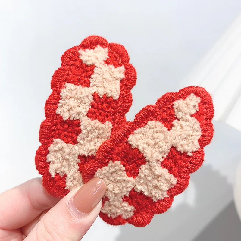Women Red Knitted Plaid Hairpin Headband For Girl Multicolor Nice Looking Lovely BB Hair Clips Korean Headwear Hair Accessories
Women Red Knitted Plaid Hairpin Headband For Girl Multicolor Nice Looking Lovely BB Hair Clips Korean Headwear Hair Accessories
