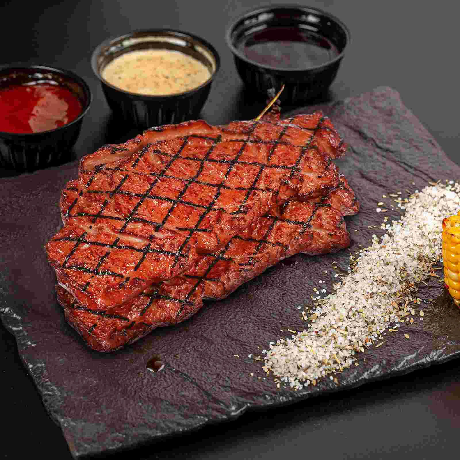Steak Fake Artificial Meat Cooked Beef Roast Simulation Model Realistic Props Lifelike Toy Display Prop Decors Ornaments
Steak Fake Artificial Meat Cooked Beef Roast Simulation Model Realistic Props Lifelike Toy Display Prop Decors Ornaments