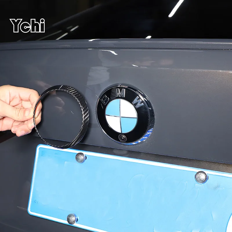 For BMW 4 Series G22 G23 G26 2021-2023 Real Carbon Fiber Car Logo Decoration Ring Rear Logo Cover Car Stickers Accessories 
For BMW 4 Series G22 G23 G26 2021-2023 Real Carbon Fiber Car Logo Decoration Ring Rear Logo Cover Car Stickers Accessories
