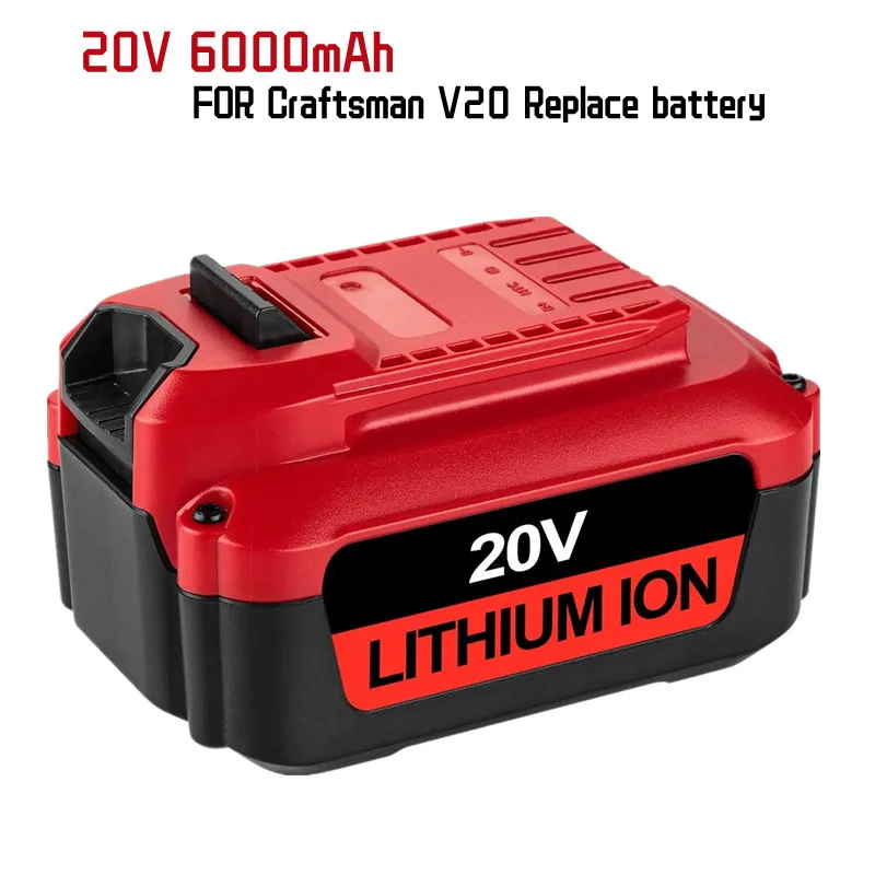 

3 упаковки, литиевая батарея Ач 20 в для Craftsman V20, литий-ионная батарея CMCB202 CMCB202-2 CMCB204 CMCB204-2 Craftsman V20