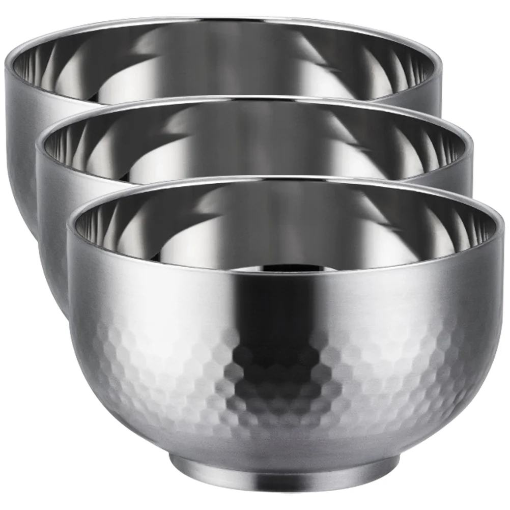 3Pcs Household Small Portable Delicate Stainless Bowl Lunch Bowl Stainless Steel Metal Bowls for Gift Kitchen Serving Storage
3Pcs Household Small Portable Delicate Stainless Bowl Lunch Bowl Stainless Steel Metal Bowls for Gift Kitchen Serving Storage