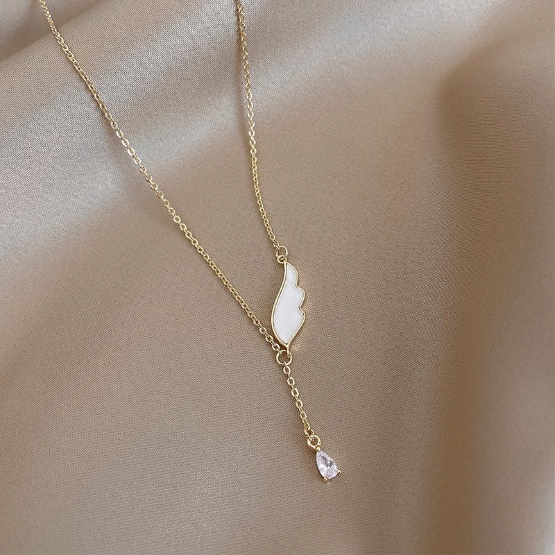 Vintage Necklace Wing Pendant Simple For Women Girls Metal Chain Jewelry Ladies Classic Fashion Gift Wedding Party
Vintage Necklace Wing Pendant Simple For Women Girls Metal Chain Jewelry Ladies Classic Fashion Gift Wedding Party