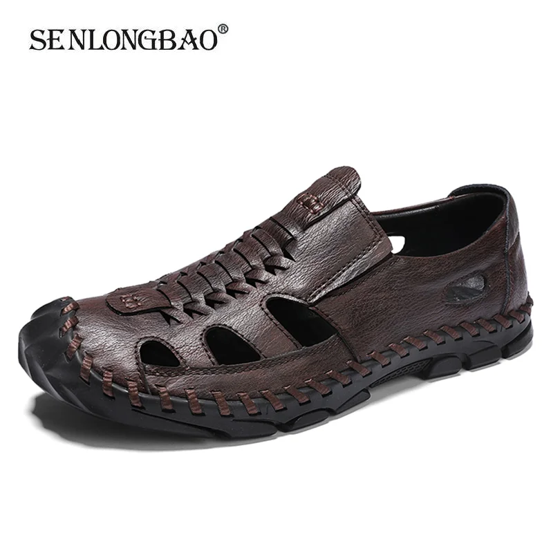 Brand Summer Genuine Leather Roman Men's Sandals Business Casual Shoes Outdoor Beach Wading Slippers Men's Shoes Big Size 38-48
Brand Summer Genuine Leather Roman Men's Sandals Business Casual Shoes Outdoor Beach Wading Slippers Men's Shoes Big Size 38-48