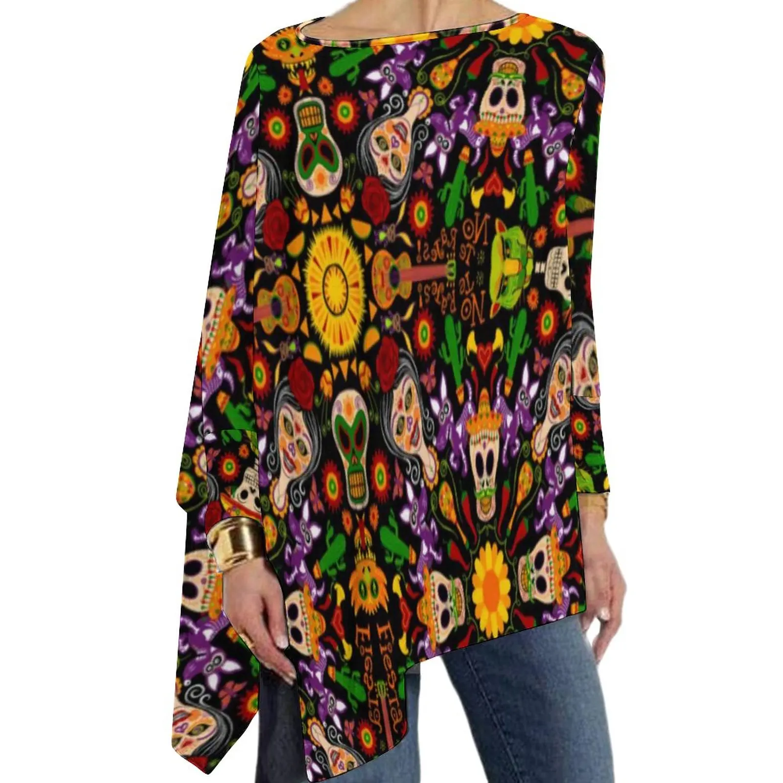 Abstract Mandala Print T-Shirt Mexican Style Vintage Long-Sleeve T-Shirts Loose Oversize Tees Woman Design Tops Gift Idea
Abstract Mandala Print T-Shirt Mexican Style Vintage Long-Sleeve T-Shirts Loose Oversize Tees Woman Design Tops Gift Idea