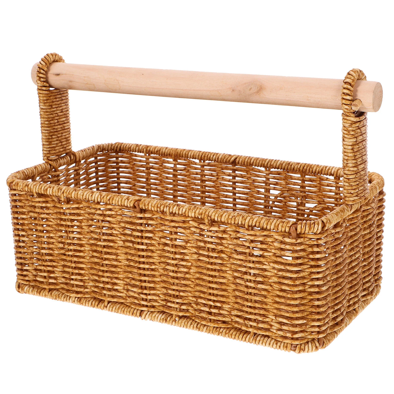 Imitation Rattan Woven Portable Storage Basket Woven Storage Organizer Portable Storage Basket
Imitation Rattan Woven Portable Storage Basket Woven Storage Organizer Portable Storage Basket