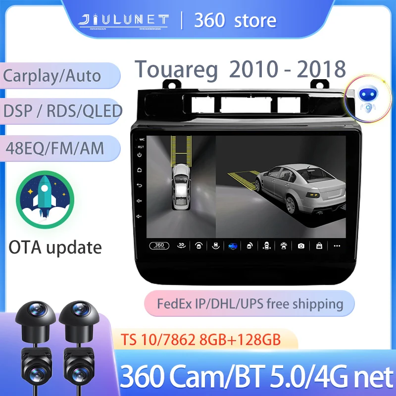 JIULUNET Smart Stereo Android Auto 360 Cam радио для Volkswagen Touareg FL NF 2010 - 2018 Мультимедиа Видео навигация Carplay
JIULUNET Smart Stereo Android Auto 360 Cam радио для Volkswagen Touareg FL NF 2010 - 2018 Мультимедиа Видео навигация Carplay