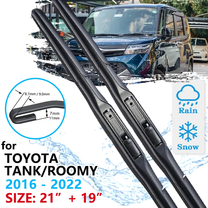 Car Front Wiper Blade For Toyota Tank Roomy Daihatsu Thor M900 2016~2022 Windscreen Windshield Wipers Accessories 2021 2020 2019
Car Front Wiper Blade For Toyota Tank Roomy Daihatsu Thor M900 2016~2022 Windscreen Windshield Wipers Accessories 2021 2020 2019