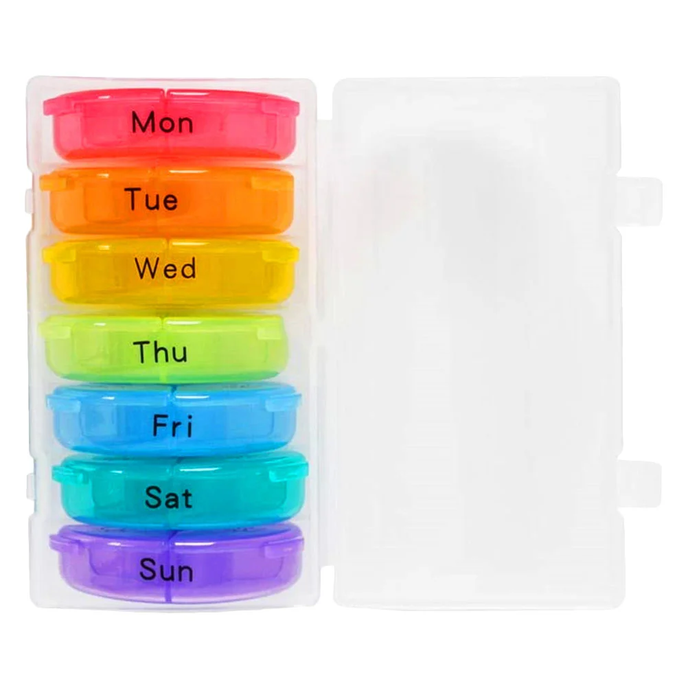 1 Set Travel Box Small Box Portable Pocket Box Dispenser for Purse Vitamin Oil Compartments Container 
1 Set Travel Box Small Box Portable Pocket Box Dispenser for Purse Vitamin Oil Compartments Container