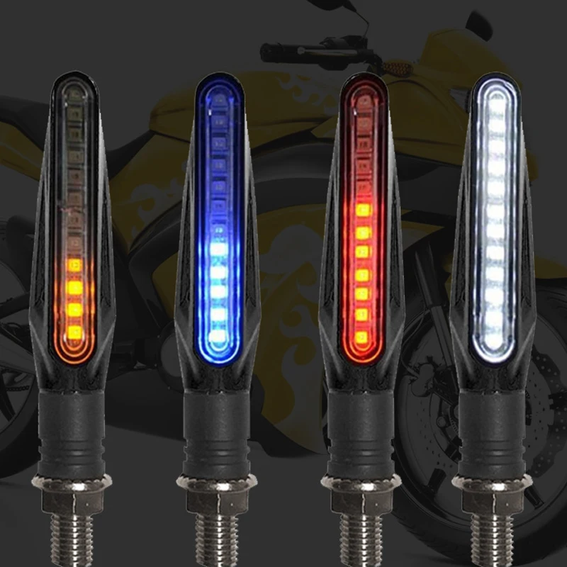 2PCS Universal Motorcycle LED Turn Signals Light Flowing Water Flashing Lamp Accessories
2PCS Universal Motorcycle LED Turn Signals Light Flowing Water Flashing Lamp Accessories