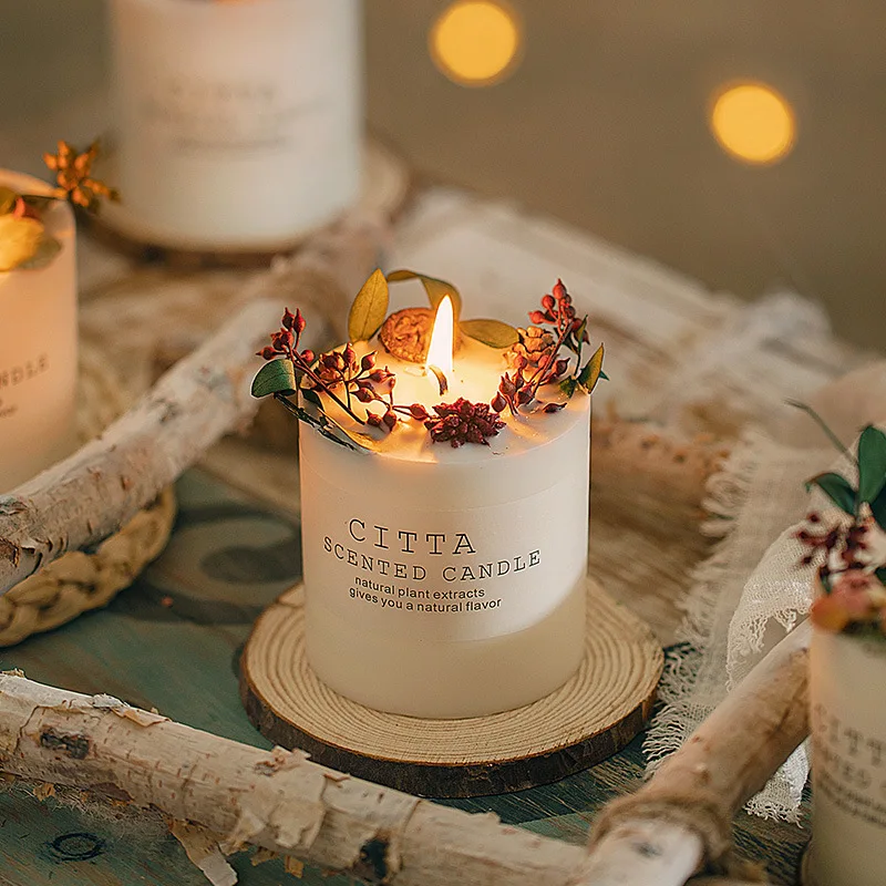 Soy Wax Fragrance Candles Pillar Candles for Christmas Wedding Birthday Party Creative with Wood Stand Home Decoration Gift Box
Soy Wax Fragrance Candles Pillar Candles for Christmas Wedding Birthday Party Creative with Wood Stand Home Decoration Gift Box