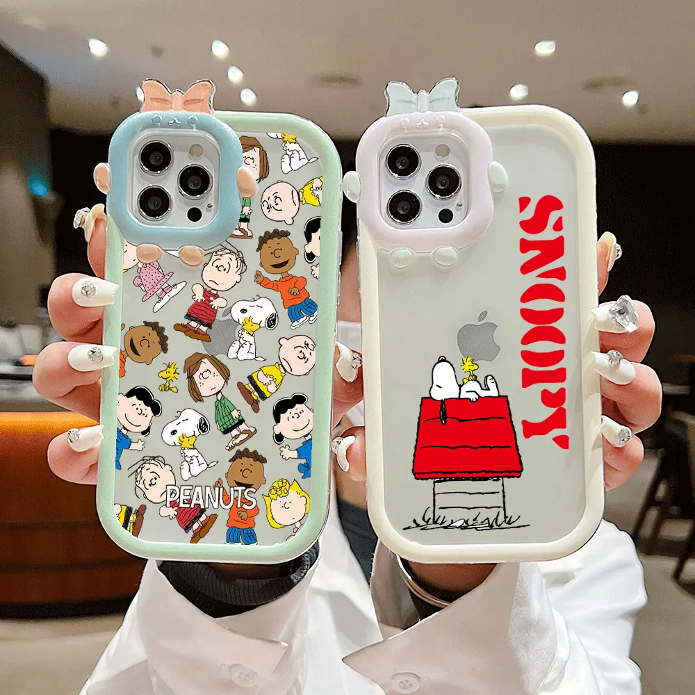 Cartoon Snoopys Phone Case For iphone 14 13 12 11 Pro Max X XS XR 7 8 Plus SE 2020 Soft Silicone Transparent Monster Cover
Cartoon Snoopys Phone Case For iphone 14 13 12 11 Pro Max X XS XR 7 8 Plus SE 2020 Soft Silicone Transparent Monster Cover
