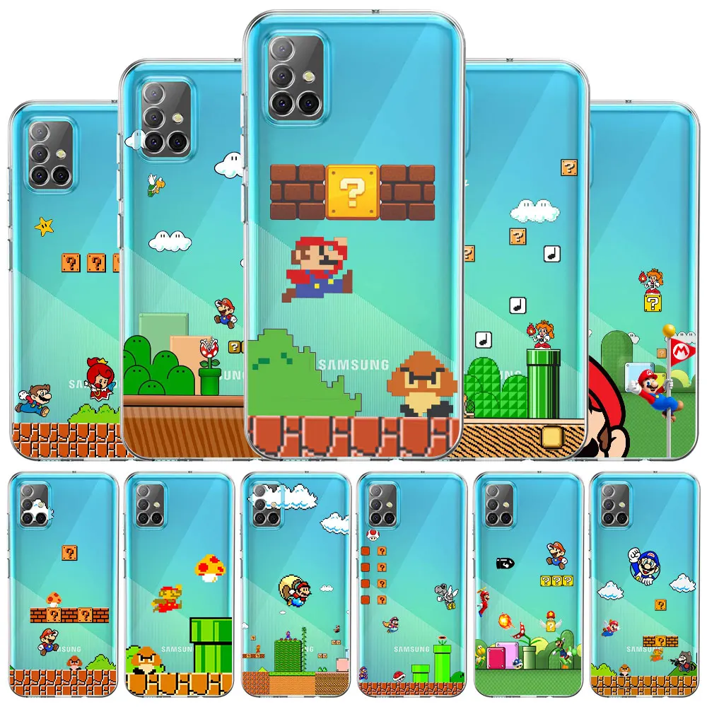 Japan Super Mario Bros Case for Samsung Galaxy A52 A12 A32 A21s A51 A73 Clear Funda A72 A31 A50 A41 A11 CellPhone Soft TPU Cover
Japan Super Mario Bros Case for Samsung Galaxy A52 A12 A32 A21s A51 A73 Clear Funda A72 A31 A50 A41 A11 CellPhone Soft TPU Cover
