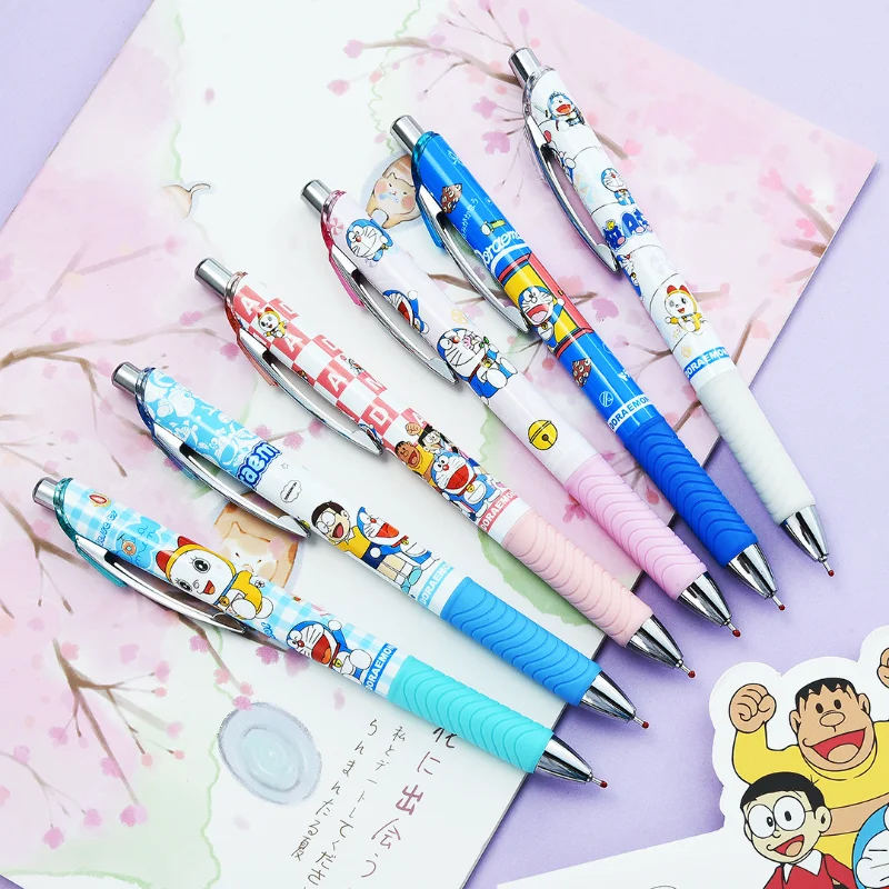 Гелевая ручка Doraemon с эффектом мультяшной анимации, черная, 0,5 мм, 12 шт./набор
Гелевая ручка Doraemon с эффектом мультяшной анимации, черная, 0,5 мм, 12 шт./набор