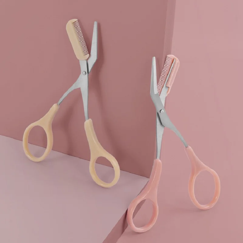 1Pcs Eyebrow Trimmer Scissors Comb Stainless Steel Brow Hair Scissors Clips Shaping Razor Grooming Trimmer Makeup Accessories
1Pcs Eyebrow Trimmer Scissors Comb Stainless Steel Brow Hair Scissors Clips Shaping Razor Grooming Trimmer Makeup Accessories