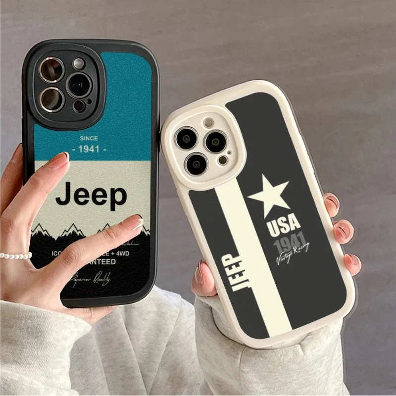 Чехол для телефона с камуфляжным логотипом спортивного автомобиля Jeep 2023 для IPhone 14 11 12 13 из овечьей кожи силикона Pro Max Mini X XR XS 7 8 Plus пара
Чехол для телефона с камуфляжным логотипом спортивного автомобиля Jeep 2023 для IPhone 14 11 12 13 из овечьей кожи силикона Pro Max Mini X XR XS 7 8 Plus пара