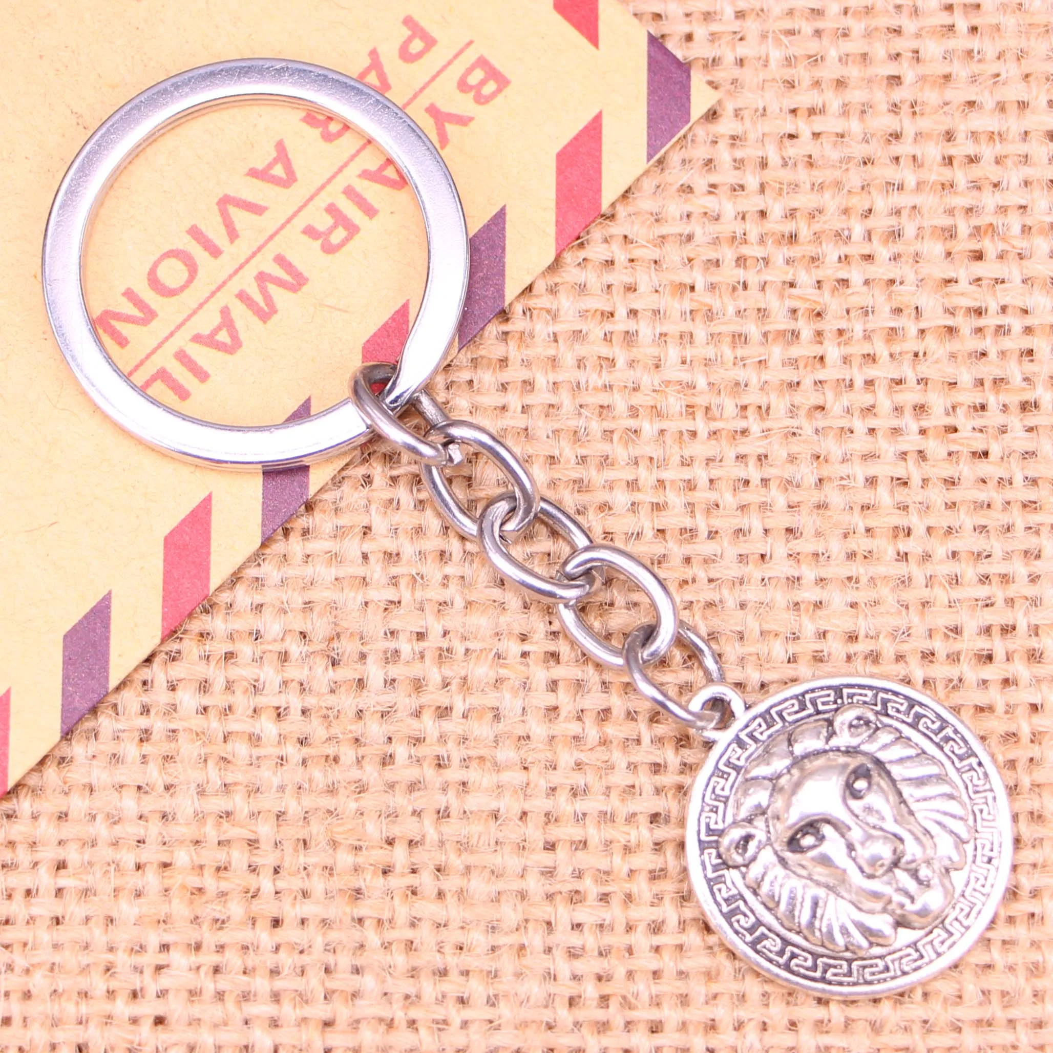 20pcs New Fashion Keychain 24x20mm lion Pendants DIY Men Jewelry Car Key Chain Ring Holder Souvenir For Gift
20pcs New Fashion Keychain 24x20mm lion Pendants DIY Men Jewelry Car Key Chain Ring Holder Souvenir For Gift